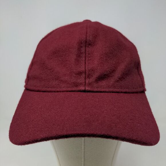 H&M Men's Fitted Hat Red Size L/58 Wool Polyester Blend Blank - Picture 2 of 9